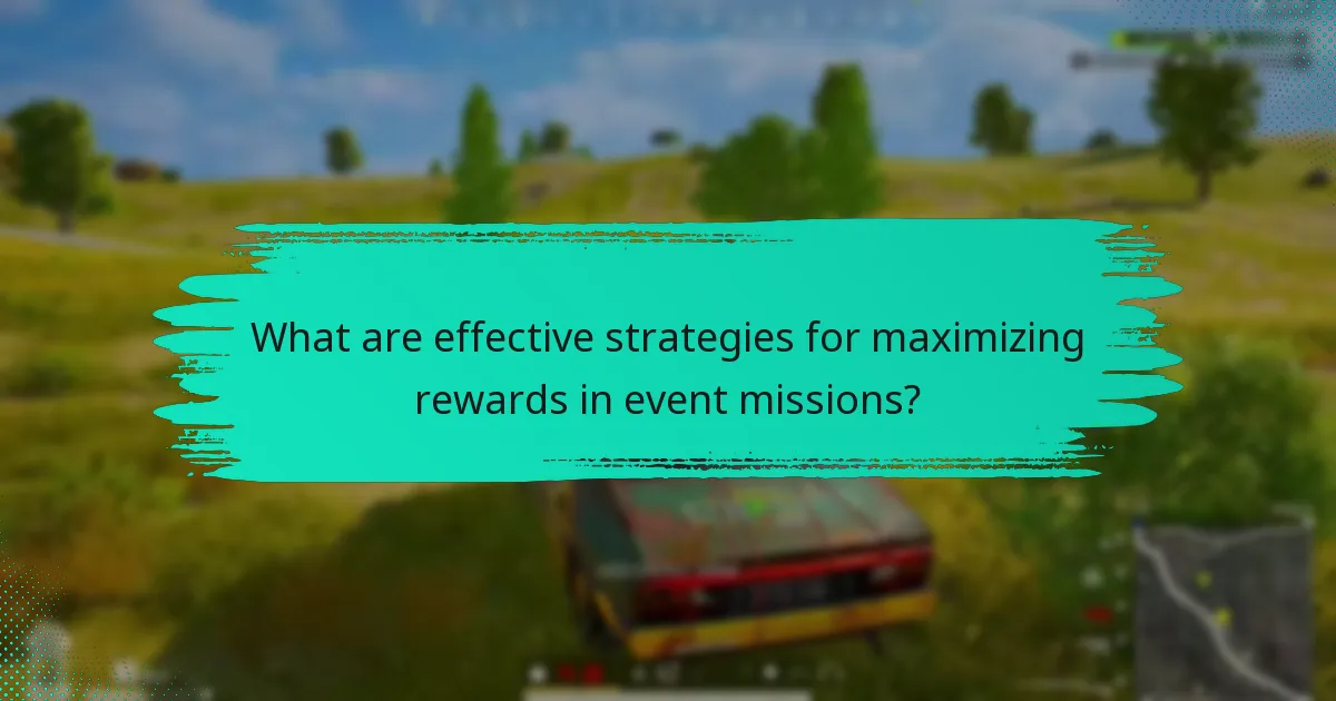 What tips can lead to successful outcomes in event missions?